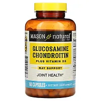 Mason Natural, Glucosamine Chondroitin Plus Vitamin D3, 160 Capsules