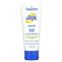 Coppertone, Sport Mineral, солнцезащитный лосьон, SPF 50, без масла, 74 мл (2,5 жидк. Унции)