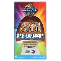 Garden of Life, Vitamin Code, RAW Kombucha, 60 Vegan Capsules