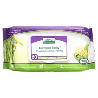 Aleva Naturals, Bamboo Baby Wipes, 80 Wipes