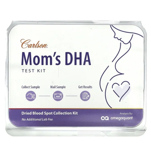 Carlson, Mom&#x27;s DHA Test Kit, 1 Kit