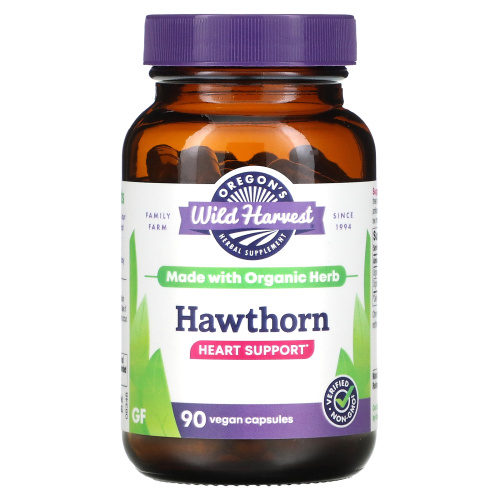 Oregon's Wild Harvest, Hawthorn, 90 Gelatin Capsules