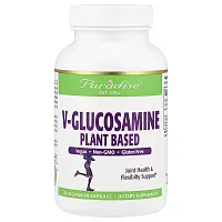 Paradise Herbs, V-Glucosamine, Plant Based, 120 Vegetarian Capsules