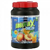 ALLMAX, Isoflex Chiller, сверхчистый 100%-ный изолят сывороточного протеина (фильтрация ИСП частицами, заряженными ионами), цитрусово-персиковое ощущение, 2 фунта (907 г)