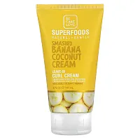 Be Care Love, Superfoods, Natural &amp; Gentle, Leave-In Curl Cream, Smashed Banana Coconut Cream, 5 fl oz (147 ml)