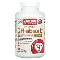 Jarrow Formulas, Ubiquinol, QH-Absorb, Max Absorption, 100 mg, 120 Softgels