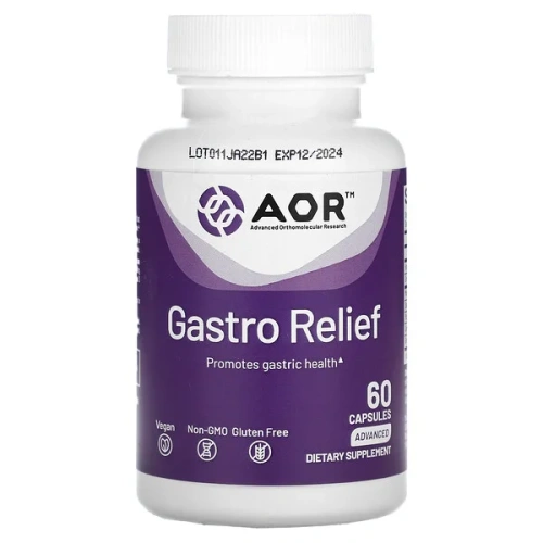 Advanced Orthomolecular Research AOR, Gastro Relief, 60 Capsules