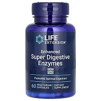 Life Extension, Enhanced Super Digestive Enzymes, 60 Vegetarian Capsules