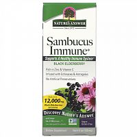 Nature's Answer, Sambucus Immune, настой эхинацеи и астрагала, 12 000 мг, 120 мл (4 жидких унции)