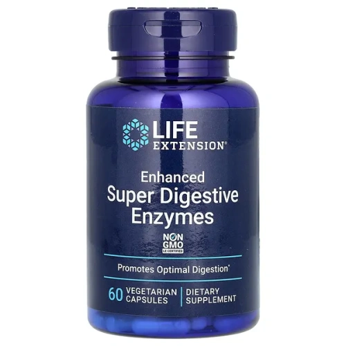 Life Extension, Enhanced Super Digestive Enzymes, 60 Vegetarian Capsules