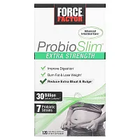 Force Factor, ProbioSlim, Extra Strength, 30 Billion CFU, 120 Vegetable Capsules