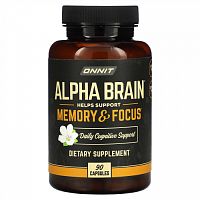 Onnit, Alpha Brain, 90 капсул