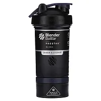 Blender Bottle, ProStak, Shaker &amp; Storage, FC Black, 22 oz (651 ml)