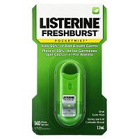 Listerine, Карманный спрей, Freshburst, 140 спреев, 7,7 мл