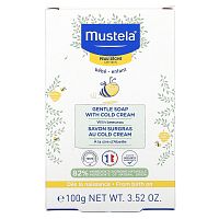 Mustela, Baby, мягкое мыло с холодным кремом, 100 г (3,52 унции)