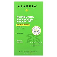 Alaffia, Everyday Coconut, мыло тройного помола, чистый кокос, 227 г (8 унций)