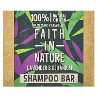 Faith in Nature, Shampoo Bar, Lavender &amp; Geranium , 3 oz (85 g)