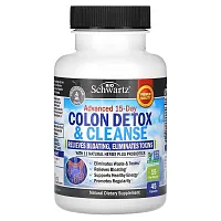 BioSchwartz, Advanced 15-Day Colon Detox &amp; Cleanse, 45 Capsules