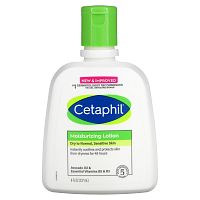 Cetaphil, Увлажняющий лосьон, для сухой и нормальной кожи, масло авокадо и незаменимые витамины B5 и B3, 237 мл (8 жидк. Унций)