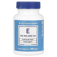 The Vitamin Shoppe, Vitamin E, 134 mg (200 IU), 100 Softgels