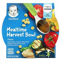 Gerber, Mealtime Harvest Bowl, для детей от 12 месяцев, песто, 128 г (4,5 унции)