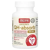 Jarrow Formulas, Ubiquinol QH-Absorb, Max Absorption, 100 mg, 60 Softgels