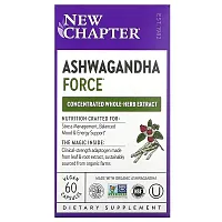 New Chapter, Ashwagandha Force, 60 Vegan Capsules