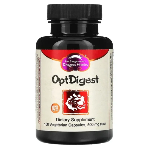 Dragon Herbs, OptDigest, 500 mg, 100 Vegetarian Capsules