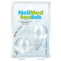 NeilMed, Babies &amp; Kids, NasaBulb, Nasal Aspirator, 2 Aspirators, 1.69 oz (50 ml) Each