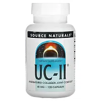 Source Naturals, UC-II, 40 mg, 120 Capsules