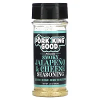 Pork King Good, Smoky Jalapeno &amp; Cheese Seasoning, 2.5 oz (70.8 g)