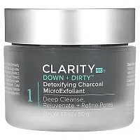 ClarityRx, Down + Dirty, Detoxifying Charcoal MicroExfoliant, 1.7 oz (50 g)