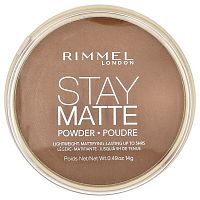 Rimmel London, Stay Matte, Lightweight-Mattifying Powder, 025 Toffee, 0.49 oz (14 g)