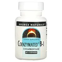 Source Naturals, Coenzymated B-1, 60 Lozenges