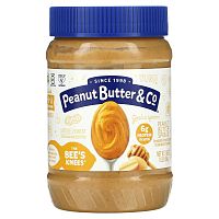 Peanut Butter & Co., Арахисовая паста, пчелиные колени, 454 г (16 унций)