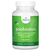 NB Pure, Poobiotics, 60 Capsules