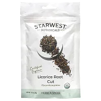 Starwest Botanicals, Certified Organic Licorice Root Cut, 1.59 oz (45 g)