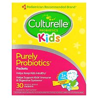 Culturelle, Kids, Purely Probiotics, 1+ Years, Unflavored, 30 Single Serve Packets