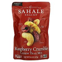 Sahale Snacks, малиновый крамбл, смесь сухофруктов, орехов и кешью, 227 г (8 унций)