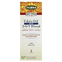 Flora, Udo&#x27;s Choice, Udo&#x27;s Oil, DHA 3-6-9 Blend, 8.5 fl oz (250 ml)