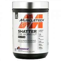 MuscleTech, Shatter Pre-Workout Elite, ледниковая ягода, 459 г (1,01 фунта)