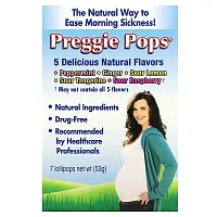 Preggie Pops, Assorted, 7 Lollipops, 53 g