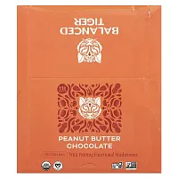 Balanced Tiger, Protein Bar, Peanut Butter Chocolate, 12 Bars, 1.55 oz (44 g) Each