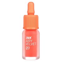 Peripera, Тинт для губ Ink Airy Velvet, 09, коралловый, 100 точек, 4 г (0,14 унции)