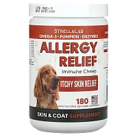 StrellaLab, Allergy Relief, Immune Chews, For Dogs, 180 Soft Chews, 13.9 oz (396 g)