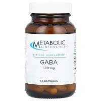 Metabolic Maintenance, GABA, 500 mg, 60 Capsules