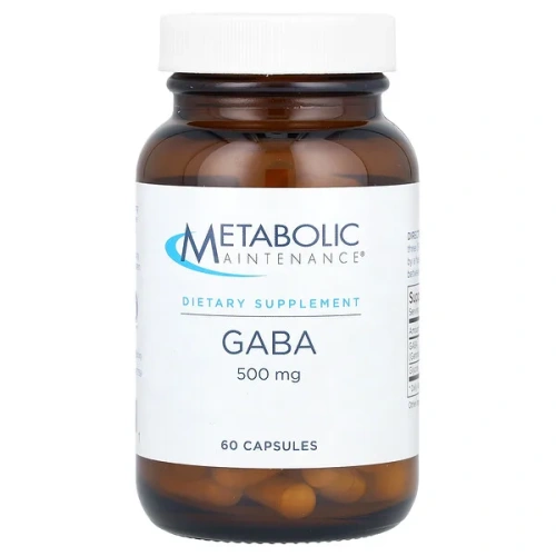 Metabolic Maintenance, GABA, 500 mg, 60 Capsules