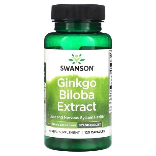 Swanson, Ginkgo Biloba Extract, 60 mg, 120 Capsules