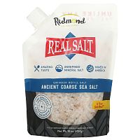 Redmond Trading Company, Real Salt, древняя грубая морская соль, соль для измельчения, 454 г (16 унций)