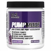 EVLution Nutrition, PumpMode, Non-Stimulant Pump Accelerator, яростный виноград, 174 г (6,14 унции)